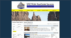 Desktop Screenshot of bookings.spectrumrealestateservices.com